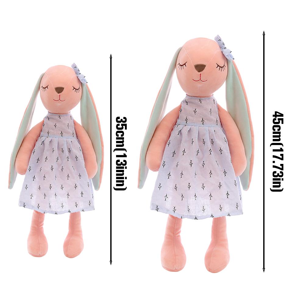 Cute Ballet Stuffed Bunny Plush Toys Children Long Ears Bunny Plush Doll Appease Stuffed Toys Baby Toys For Sleeping