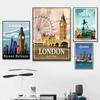 London Great Britain City Poster and Print Travel History Landscape Canvas Painting Nordic Room Home Decoration Wall Art Picture
