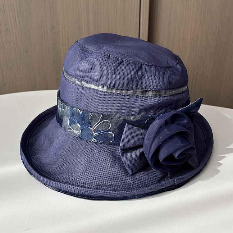 Hat female summer in the elderly mother sun hat summer sun hat thin breathable sunshade bucket hat