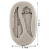 Крылья ангела, силиконовые формы для помадки для украшения торта, топпер для кексов, конфеты, шоколадная жвачка, паста, формы из полимерной глины