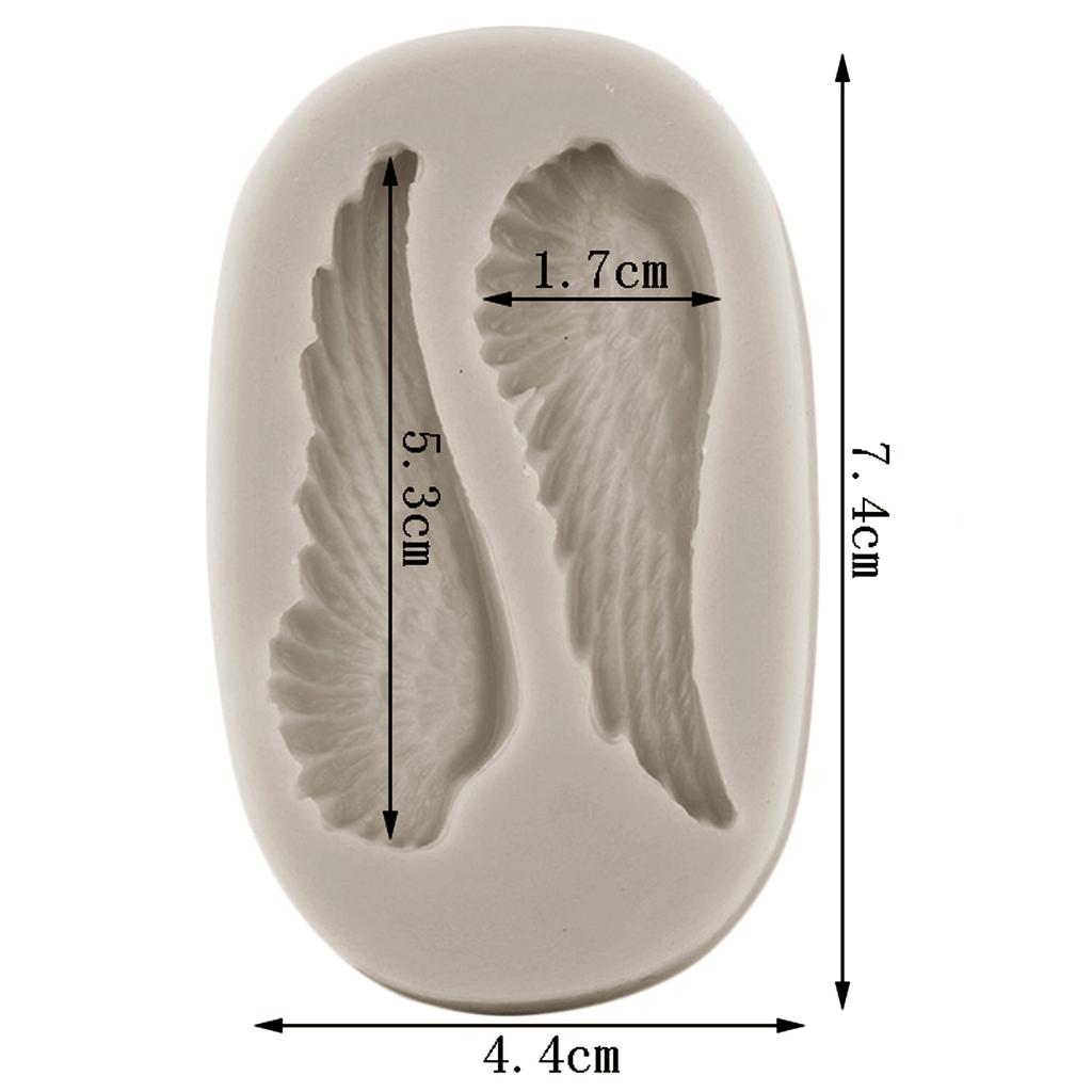 Крылья ангела, силиконовые формы для помадки для украшения торта, топпер для кексов, конфеты, шоколадная жвачка, паста, формы из полимерной глины