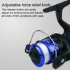 Катушка для спиннинга с металлической шпулей, рыболовное колесо, эргономичная складная конструкция, удобная для пользователя, универсальная рыболовная катушка для спиннинга