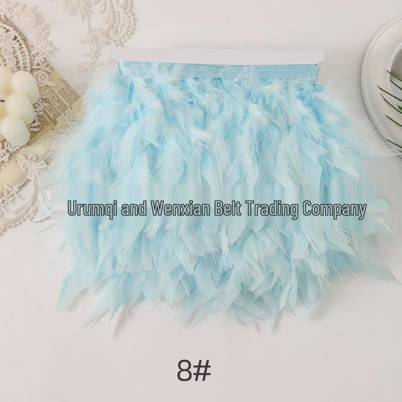 Отделка из перьев индейки 10-15 см для одежды, DIY и украшений