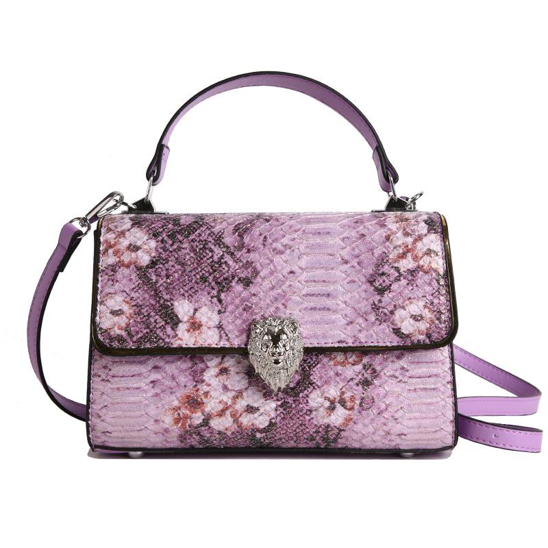 Feeling Bag Women's New 2025 Retro Style Crocodile Print Shoulder Bag Fashionable and Versatile Crossbody Bag Bags