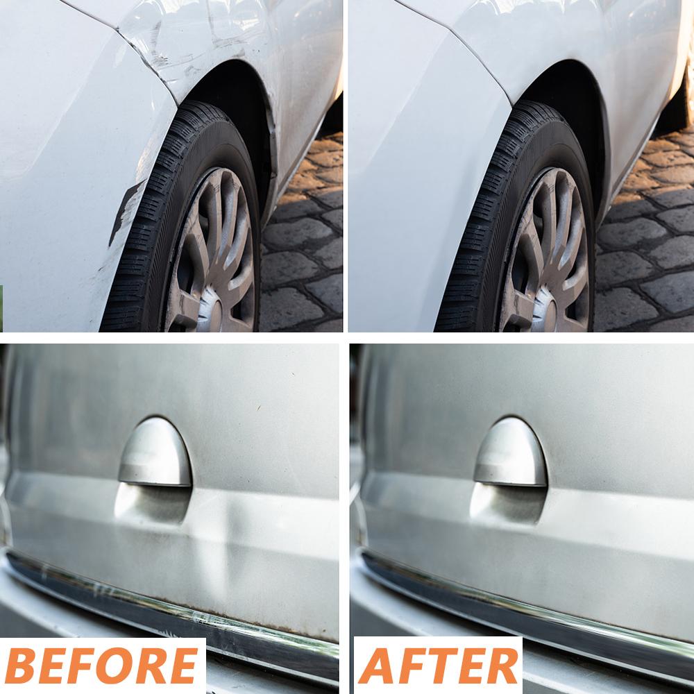 Автомобильный съемник вмятин, комплект для ремонта кузова без покраски с 2 шт., язычки для вытягивания клея, ручной расширитель, инструмент для удаления вмятин оранжевого цвета