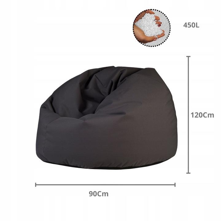 Pufa Ogrodowa Worek Luigi Outdoor M11 90X120Cm Wodoszczelna Na Taras Balkon