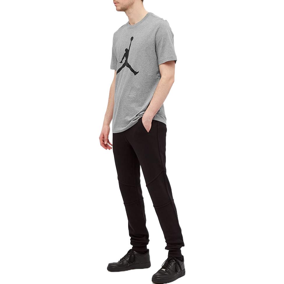 Jordan Мужская футболка с коротким рукавом с логотипом Jumpman серая уличная одежда CJ0921-091