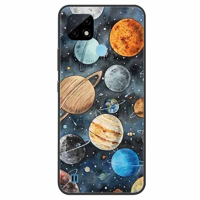 Для Realme C21 чехол противоударный мягкий силиконовый чехол из ТПУ для Realme C31 C21Y C25S C25 чехлы для телефонов Realme C21 C31 милый мультфильм