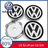 Для Volkswagen VW 4 шт. 56/60 мм Наклейки на центральные колпачки колес автомобиля Наклейка на колпачок ступицы Автомобильные аксессуары Для Volkswagen Golf Polo Tiguan