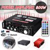 12В/AC 220В Bluetooth FM-радио Автомобильный Домашний Караоке Аудиоусилитель HIFI Аудио Стерео Усилитель мощности