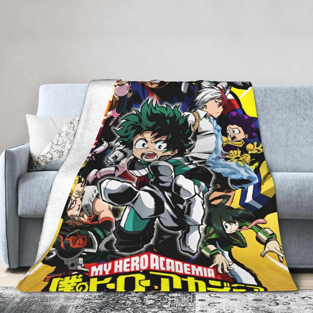 Даби Пледы Академия Аниме Манга Шерсть Потрясающие Мягкие Пледы для Дома Осень/Зима