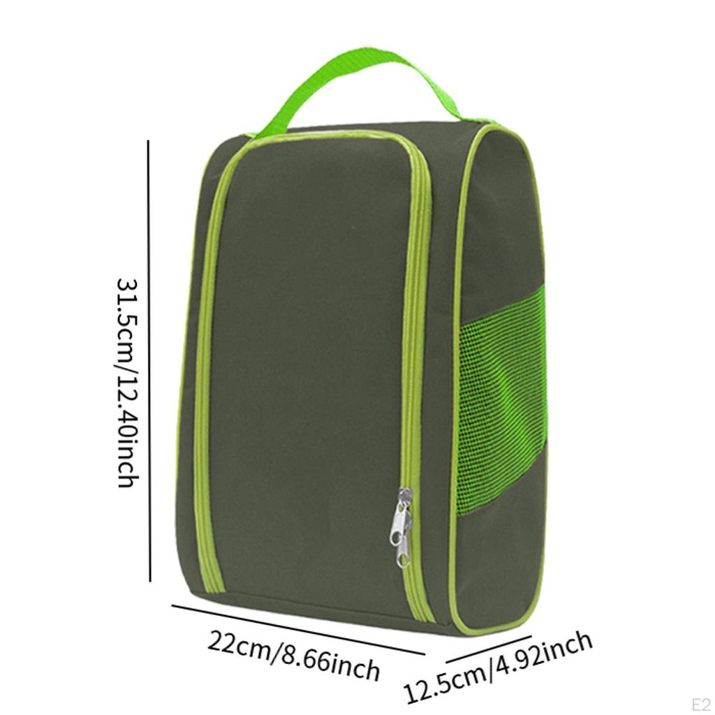 Сумка для обуви для гольфа, переносное оборудование, большая вместимость, сумка для переноски обуви для бега и кемпинга