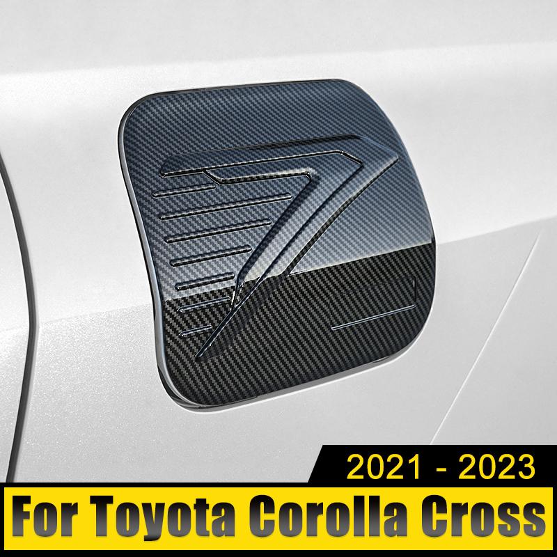 Car Accessories For Toyota Corolla Cross XG10 2024 2024 2024 Hybrid ABS Fuel Tank Cover Oil Cap Decorative Trim Case Sticker
