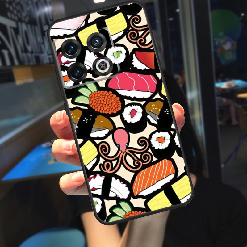 Суши Роллы Рис Кухня Еда Милый Чехол Для OnePlus 13R 13 12 R 11 9 10 Pro 8T 9RT 10T OnePlus Nord CE 4 2 3 Lite N20 N30