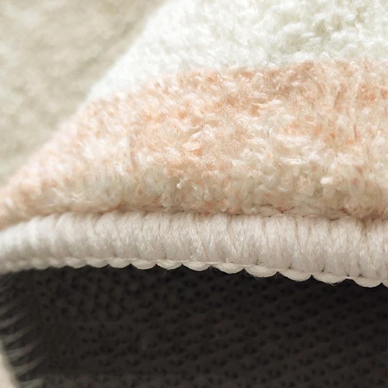 Крем-стайл Гостиная Имитация Кашемира Ковер Удобный Мягкий Спальня Гостиная Домашний Декор Офис Пол Профилированный Коврик