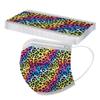 10PCS Adult Three-Layer Disposable Dust-Proof Protective Leopard Print Mask