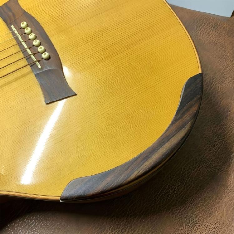Comfort Guitar Armrest Handcrafted Wood Boosts Acoustic Resonance Effortlessly Installation Adjustable Height Angle