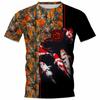 Summer Popular Carp Fishing Full Print T-Shirt for Men Fishing Apparel 3D Catfish Print T-Shirt Short Sleeve Casual Loose Top