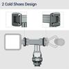 LEAPLIGHT Camera Hot Shoe Phone Holder Monitor Tripod Adapter w 1/4 NATO/Cold Shoe for iPhone 16 15 14 13 12 Samsung Mic Light 7