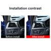 For BMW 3 4 Serie 3GT F30 F31 F32 F33 F34Car Dashboard Side Air Condition Outlet Vent Trim Cover ABS Chrome Interior