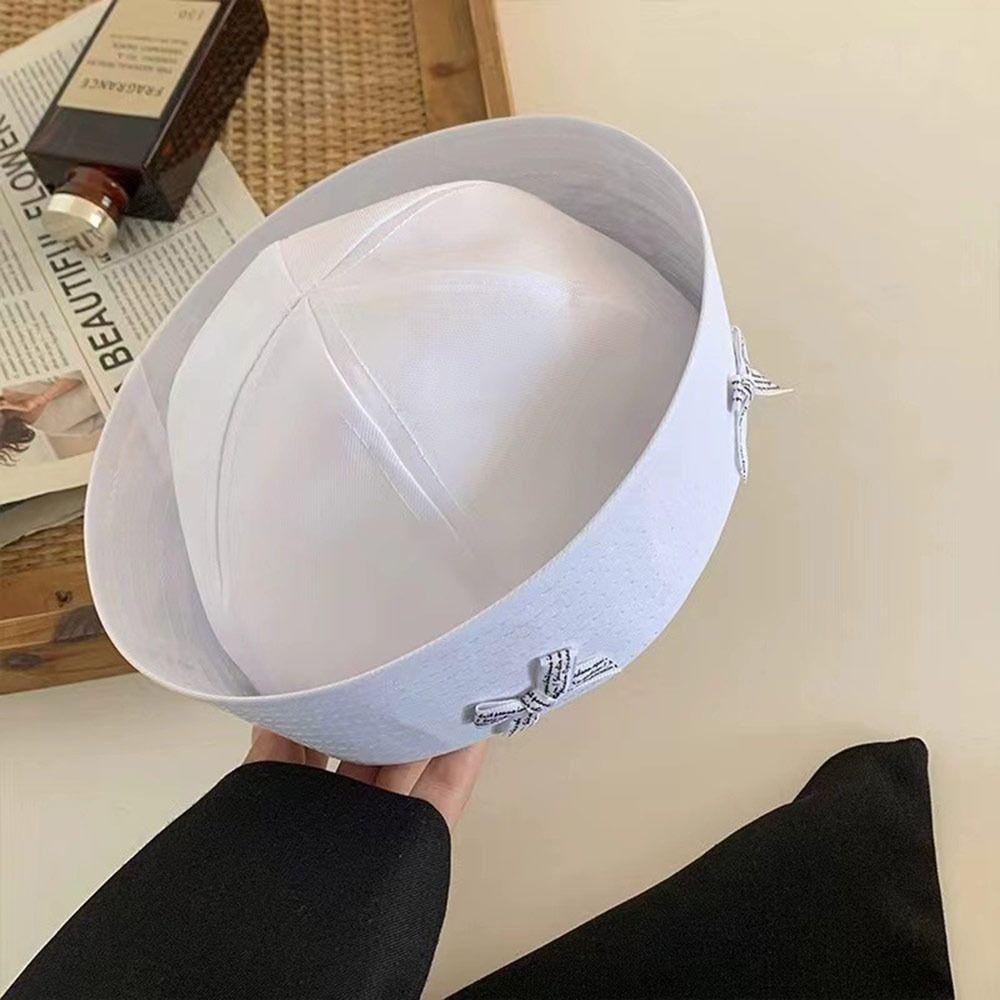 Flip Eaves Sailor Hat Summer Stage Performance Hat Fashion Cosplay Hat  for Women