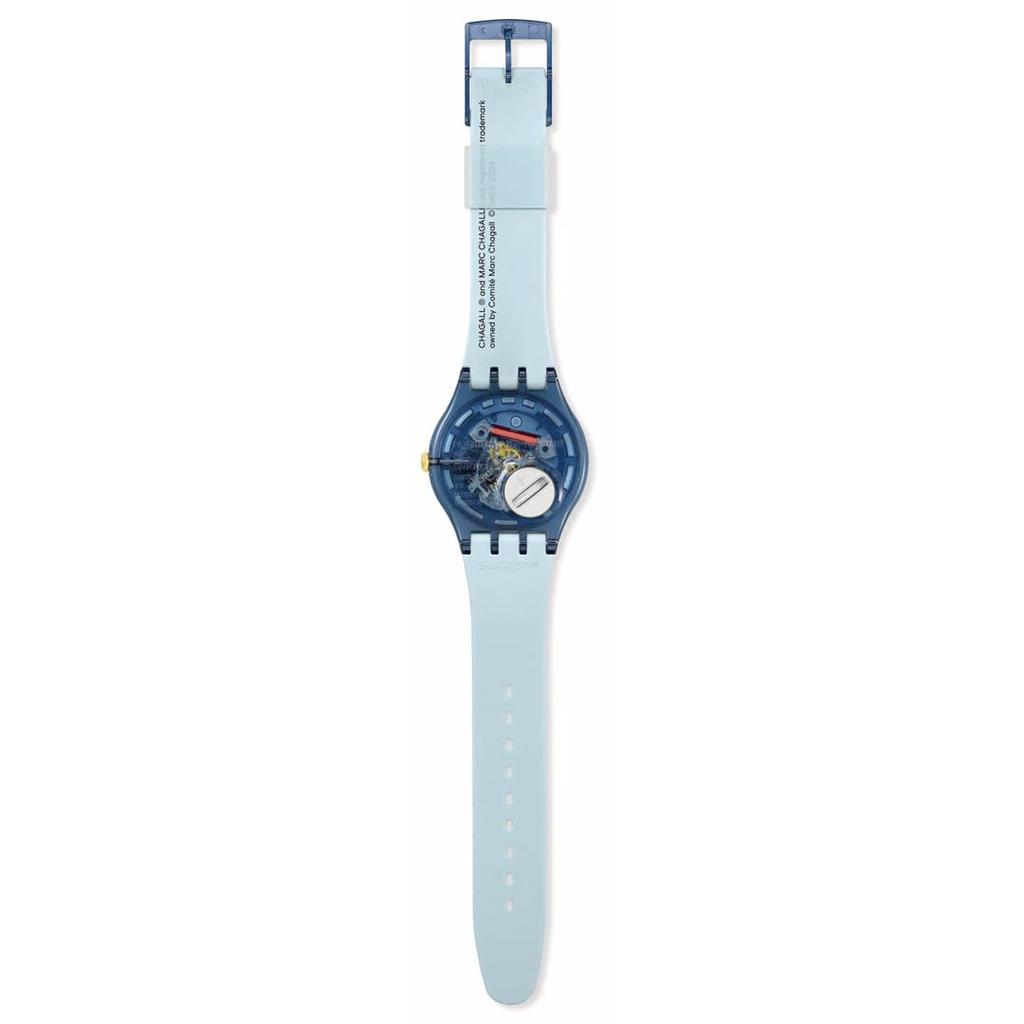 Часы BLUE CIRCUS SUOZ365 Blue [Swatch] CHAGALL'S