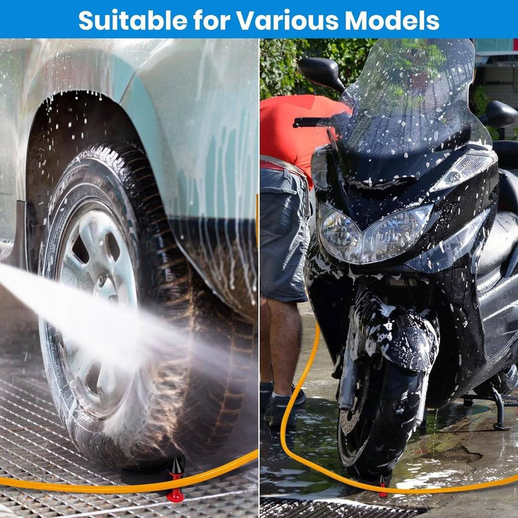 MAKIVI 4 Pcs Car Hose Guide, Car Wash Tire Hose Roller, Tire Hose Guide,