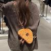 Croissant Capybara Bread Cute Animal Plush Messenger Bag For Women And Men