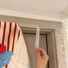 Мультяшная Короткая Занавеска на Дверь Без Сверления Шторка для Приватности На Клейкой Основе Домашний Декор Для Двери, Окна, Кухни, Подвала