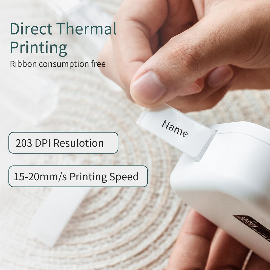 Машина для изготовления этикеток Q30, мини-карманный термопринтер для этикеток, все в одном, BT Connect, самоклеящаяся бирка
