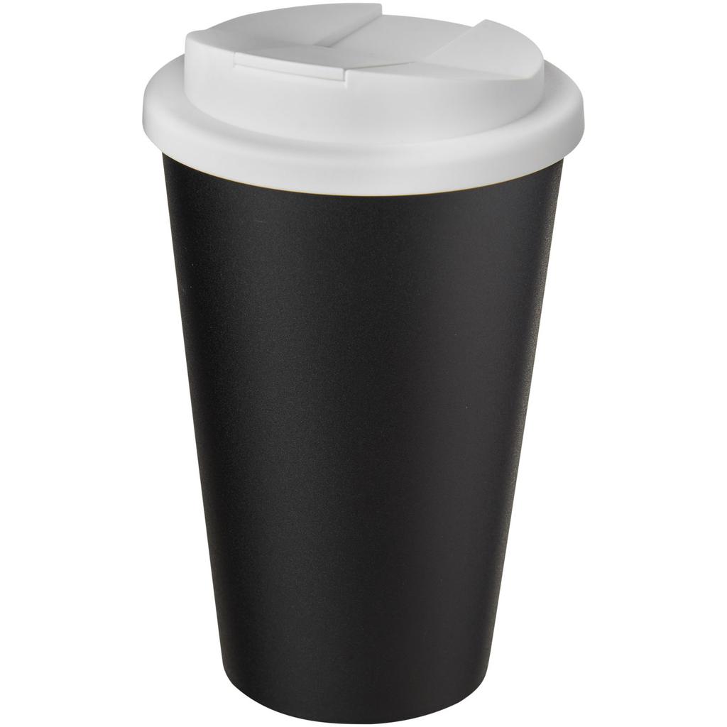 Americano 350 ml tumbler with spill-proof lid Solid black