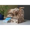UGEARS 3D Puzzles Wooden Box - DIY Cash Register with Money Box - Exclusive Wooden Model Kits for Adults To Build