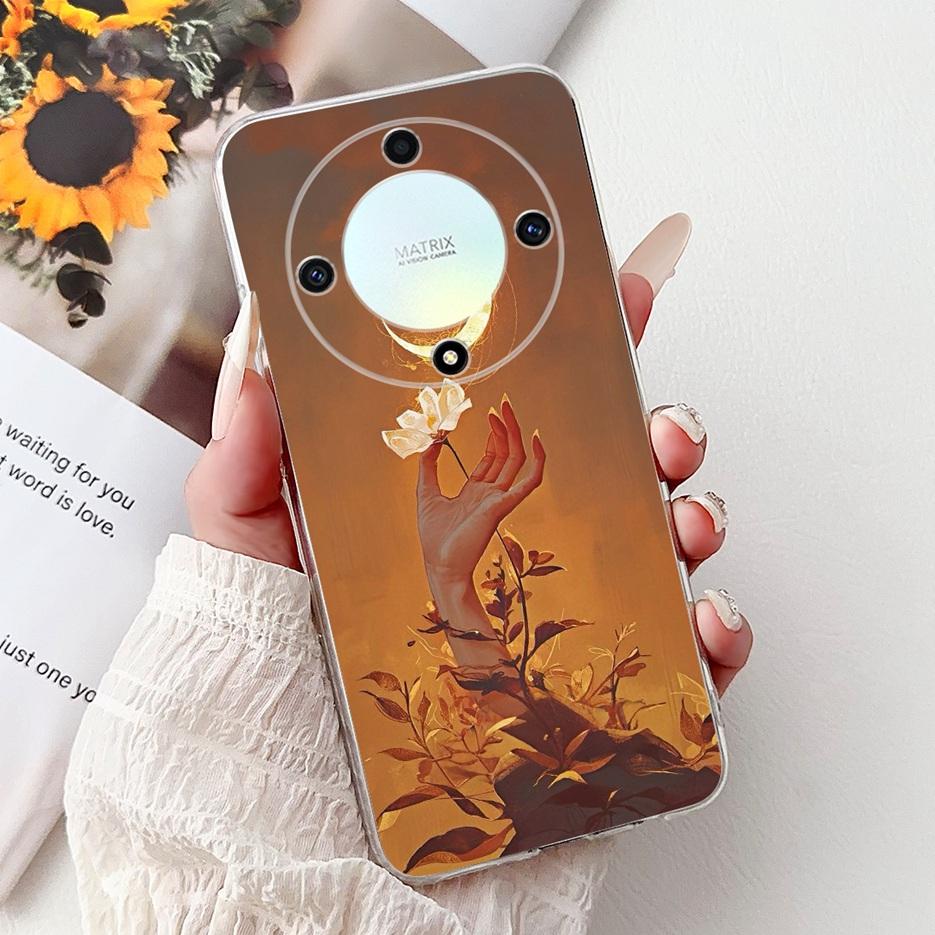 Чехол для Honor X9a Magic5 Lite Популярный Роскошный Расписной Чехол Мягкий Тонкий Чехол для Телефона Для Honor Magic 5 Lite HonorX9a Задняя Крышка Сумки
