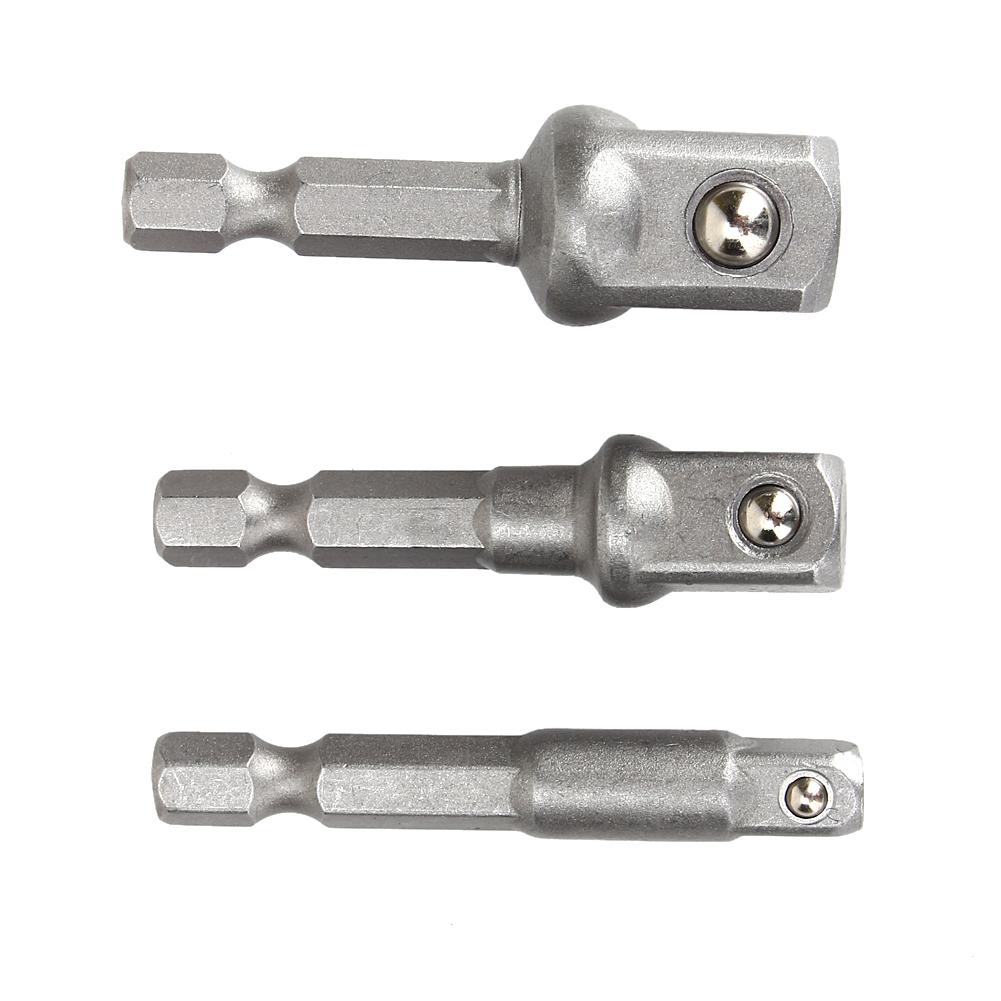 3 шт. Адаптер для шестигранного сверла на 14" 38" 12" привод ударный шуруповерт