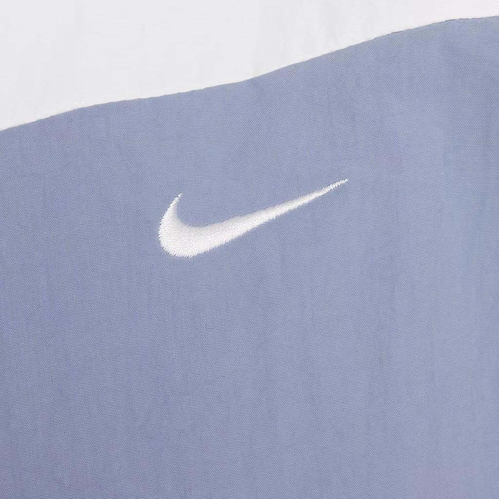 Nike Спортивная куртка с логотипом на молнии, тканая, с длинным рукавом, детская, цвет сланцево-синий IF0602493