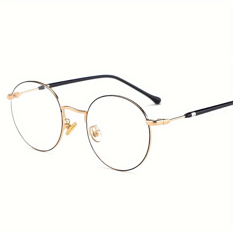 1 шт. 1 пара новых ретро металлических оправ для мужчин и женщин, модные очки для дня и ночи, двойного использования - линзы с защитой от синего света