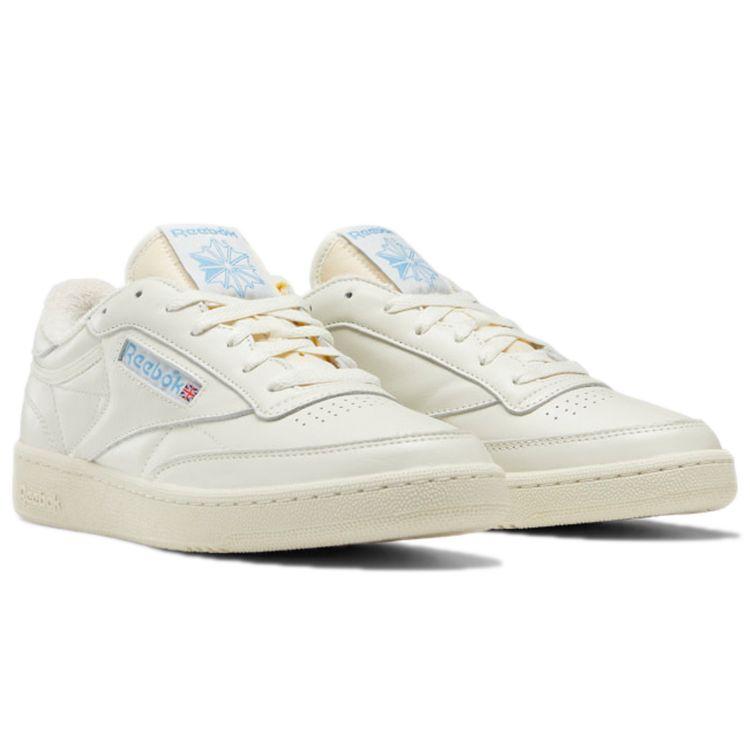 Reebok Club C 85 Vintage Chalk Essential Blue Unisex Sneakers Cream Alabaster GX3680