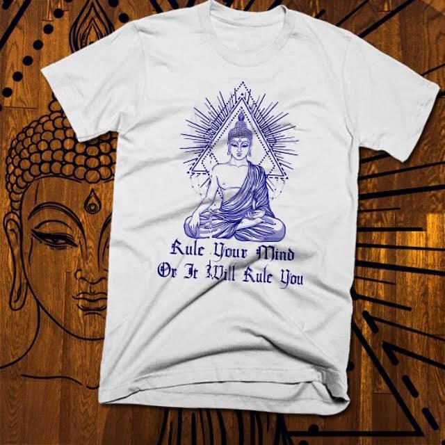 Buddhist spiritual religion t-shirt meditation OHM Hindu Yoga Zen Ghandi yantra