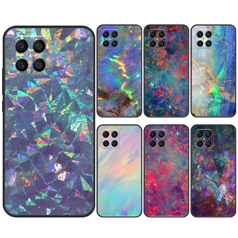 Opal Stone Iridescent Case For Samsung Galaxy M33 M53 M13 M23 M21 M31 M51 M30s M20 M14 M34 M54 M55 M12 M32 M52