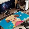 Mei Kusakabe Cartoon Mouse Pad, Large Gaming Desk Mat, Non-slip XXL Mousepad for Laptop & Tablet, Mini PC Playmat with Stitched Edges