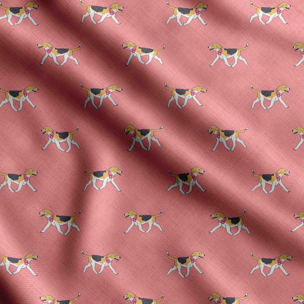 Soimoi Принт собаки, хлопковый батист, ткань для квилтинга, продаваемая во дворе, ширина 42 дюйма, хлопчатобумажная ткань средней плотности, швейные принадлежности, бежевый и