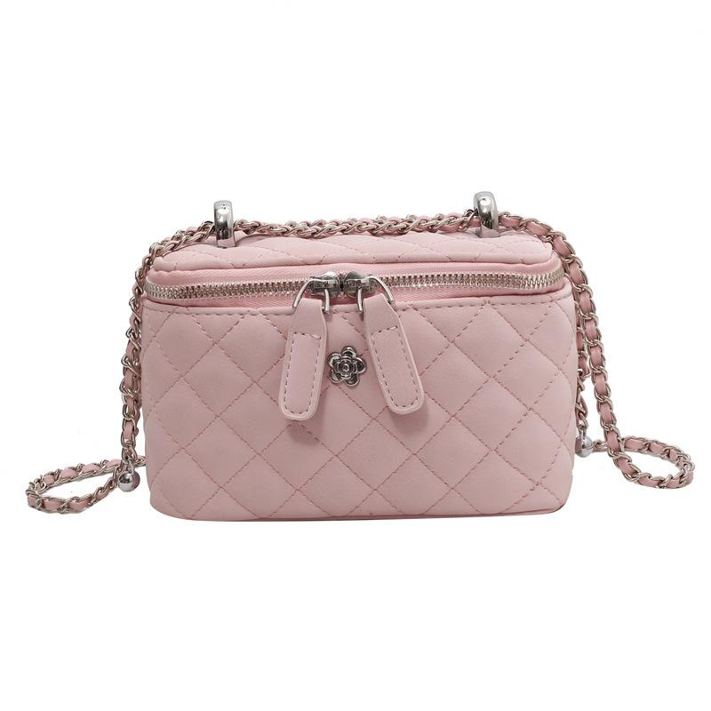 Premium Mini Bag Women's 2025 New Shoulder Messenger Bag Internet Celebrity Explosion Diamond Chain Box Small Square Bag