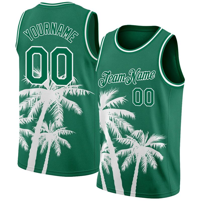 Hawaiian Coconut Tree Theme Vest  Custom Basketball  Casual Cool Streetwear Tank