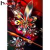 Huacan 5d Diamond Mosaic Cross Stitch Fantasy Flower Picture of Rhinestones Diamond Embroidery Sale Children's Room Decor
