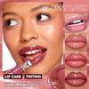 QIBEST Mirror Pearl Watery Crystal Jelly Lipgloss Lasting Moisturizing Lipstick Shine Glitter Lip Glaze Non Stick Cup Lip Makeup