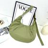 Trendy Nylon Dumpling Bag Horn Yoga Bag Women's Commuter Simple Shoulder Bag Messenger Bag Moon Bud Bag