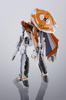 TAMASHII NATIONS DX Chogokin Macross Delta Siegfried Mustang 180 мм окрашенная подвижная фигурка VF-31E (Чак Машина) приблизительно. АБС и ПВХ и литье под давлением