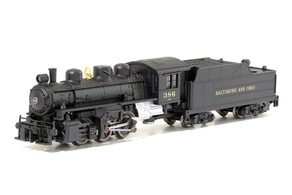 Rokuhan Z Gauge USRA Baltimore and Ohio Railroad Model Railroad Steam Locomotive 0-6-0 #386 T040-1