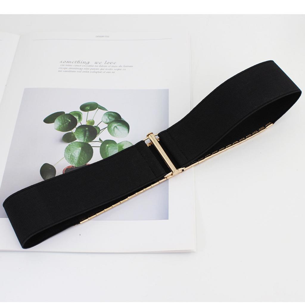 Women Fish Scale Texture Wide Waist Belt Elegant Elastic Rope Universal Waist Belt Women Dress Shirt Wide Waist Corset