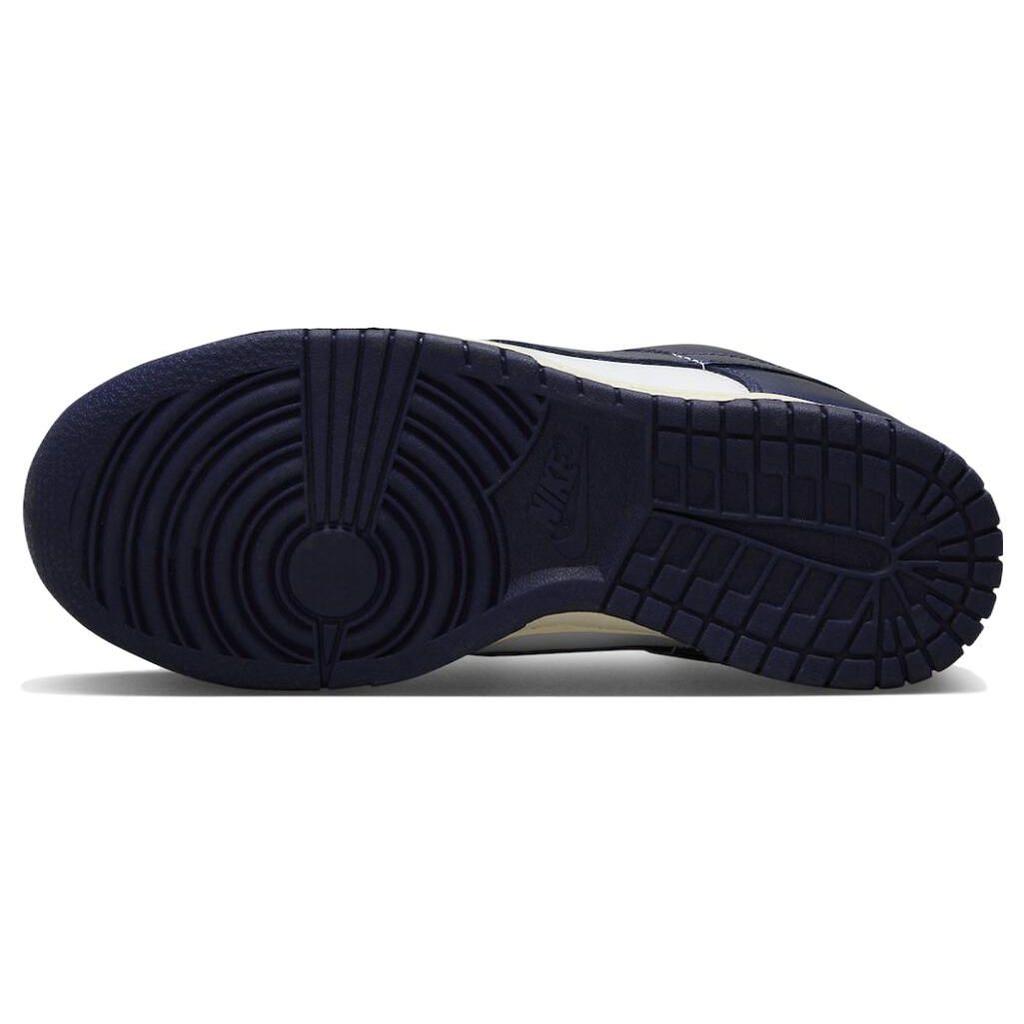 Nike Кроссовки Dunk Low Premium WMNS Vintage Navy White Midnight Navy Coconut Milk Женские FN7197-100